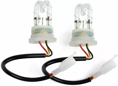 2pcs 12V Hideaway Emergency Flashing Strobe Lights Spare Replacement Bulbs White • $18.88