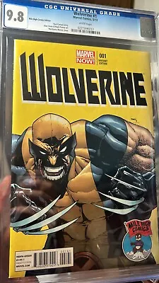 Wolverine 1  Cgc 9.8 Mile High Variant Cover • $350