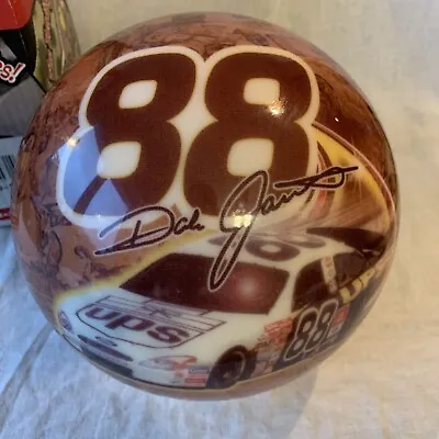 NASCAR Dale Jarrett #88 UPS Viz-A-Ball - Brunswick Bowling Ball UNDRILLED. 15lb. • $75