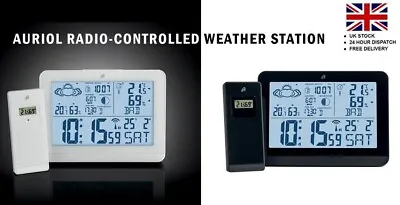 £15.89 • Buy Auriol Radio Controlled Weather Station(black And White ) NEW, SEALED