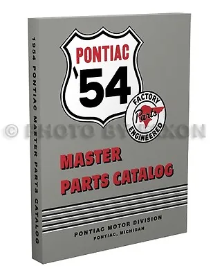 Pontiac Master Parts Book 1954 1953 1952 1951 1950 1949 Illustrated Catalog • $64