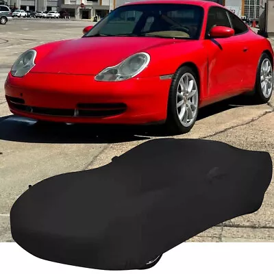 For Chevrolet Corvette C6 Z06 Full Car Cover Stretch Satin Scratch Dust Proof US • $109.58