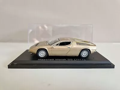 Hachette IXO 1/43 Maserati Merak SS - Gold - 1977 • $39.99