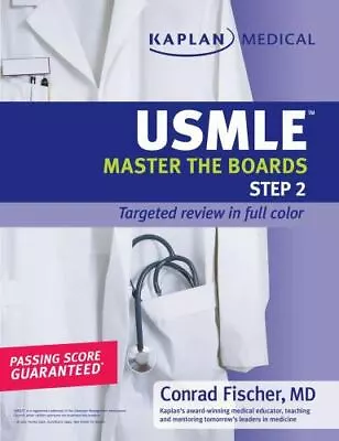 Kaplan Medical Master The Boards USMLE Step 2 CK By Fischer Conrad • $5.57
