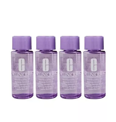 4 X Clinique Take The Day Off Makeup Remover For Lids Lashes & Lips 1.7oz 50ml • $13.99