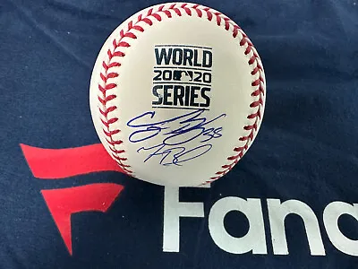 Mookie Betts & Cody Bellinger Signed  2020 WS Baseball MLB.com & Fanatics • $599.99