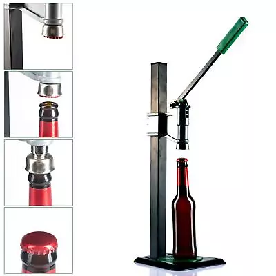 Manual Bench Bottle Capper Home Brewing Equipment Bottle Sealer Crown Capper • £26.14