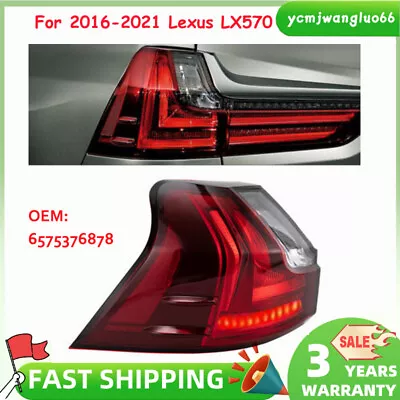 For 2016-2021 Lexus LX570 LED Left Driver Side Outer Tail Light Red Rear Lamp US • $173