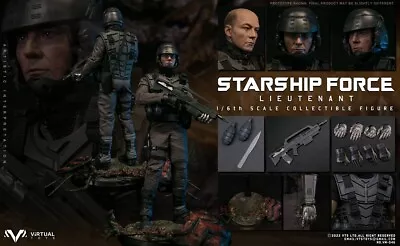 New VTS TOYS VM-046 Starship Force Lieutenant 1/6 Action Figure Model In Stock • £215