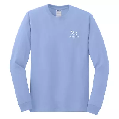 Martha's Vineyard Happy Whale Long Sleeve T-Shirt • $15