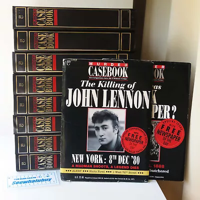 £65 • Buy Bundle Job Lot Murder Casebook True Crime Magazines Issues 1-120 In Folders+