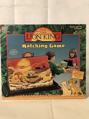 Vintage 1995 The Lion King Matching Game Movie Scenes Memory Game For Kids • $22.09