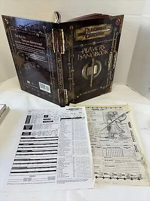 PLAYER'S HANDBOOK V3.0 W/ CD-ROM PHB D&D D20 Core Rulebook Dungeons & Dragons • $12