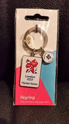 Olympics London 2012 - White London 2012 Union Jack Logo - Keyring  • £2.99