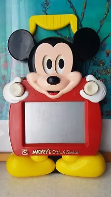 Vintage Mickey's Mickey Mouse Etch A Sketch - Ohio Art 1991 - Spares Or Repairs • $7.47