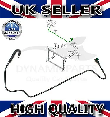 For Ford Fiesta Fusion 1.25 1.4 1.6 Radiator Expansion Tank Overflow Hose Pipe • £14.49