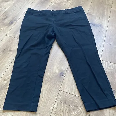 Women’s Merona Classic Black Capri Ankle Pants Size 18 • $4.99