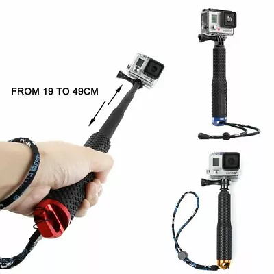 Waterproof Monopod Selfie Stick Pole Handheld For GoPro Hero 5 4 3 Sports Camera • $16.96