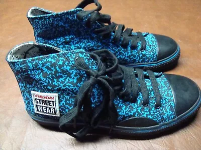 Vintage VISION Street Wear  Hi Top Skate Sneakers -  US Size 7.5 - New With Box • $109.99