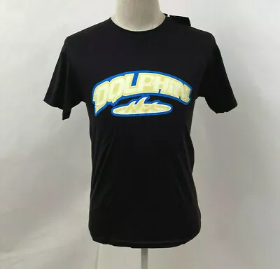 Pink Dolphin Men's T-Shirt Thunder Script Black Size S NEW • $12