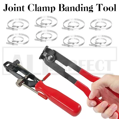 2PCS CV Joint Clamp Banding Tool Ear Type Boot Clamp Pliers & 8 Set Of Clamps Z • $24.29