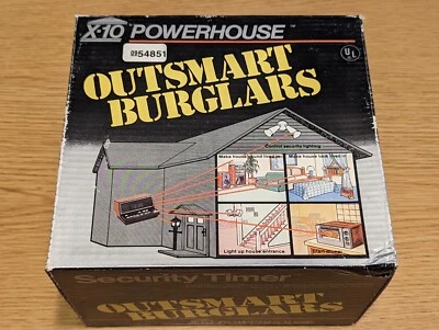 $30 • Buy X10 Powerhouse Security Timer Model No. X10-TC262 120 Volts AC 60Hz - NoS