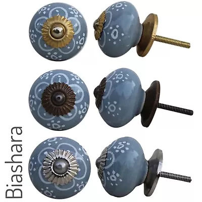 £2.60 • Buy CERAMIC DOOR KNOBS Cupboard Handle Cabinet Drawer Vintage Floral Antique QUALITY