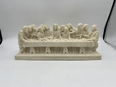 Vintage A Giannetti The Last Supper Alabaster Sculpture Made In Italy  • £57.46
