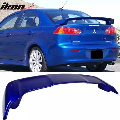 Fits 08-17 Mitsubishi Lancer OE Trunk Spoiler Painted #T70 Electric Blue Pearl • $231.77