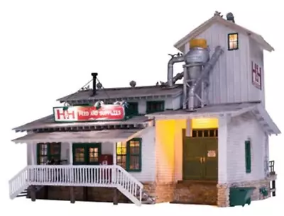 NEW Woodland Building H&H Feed Mill O Scale BR5859 • $196.75