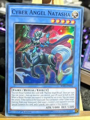 Cyber Angel Natasha RATE-EN036 Super Rare LP/NM Yugioh Card • £2.15