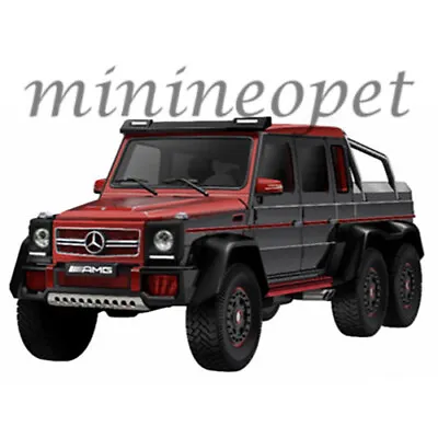 ERA CAR MB196X6RF06 MERCEDES BENZ G63 AMG 6x6 PICK UP TRUCK 1/64 RED BLACK • $20.97