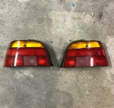 BMW E39 OEM Tail Lights 5 Series 1997-2000 HELLA Made In Germany PAIR • $45