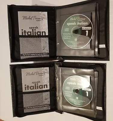 Michel Thomas Method Speak Italian Language Audio CD'S Beginner Thru Advanced  • $55