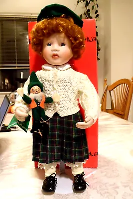 16 Inch Ashton Drake Knowles MOLLY Little IRISH LASS Porcelain Doll • $29.95