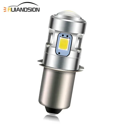 3V/4.5V/6V/10-30V P13.5S 2835 4 LED Torch Flashlight Lamp Bulb White 2/3/4 Cell • $9.99