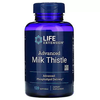 Life Extension Advanced Milk Thistle 120 Softgels • $27.50