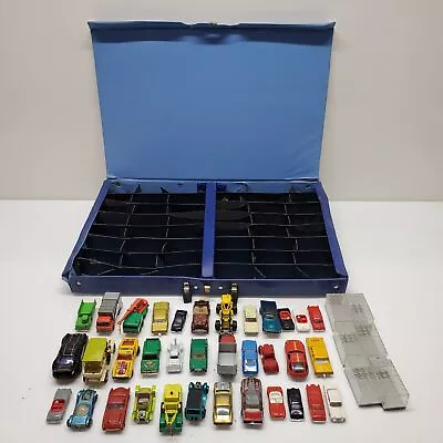 Matchbox Carrying Case W/ Toy Car Lot • $9.99