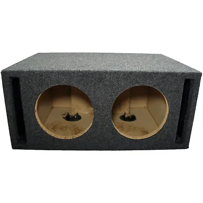 Car Audio Dual 8  SPL Bass Subwoofer Labyrinth Vent Sub Box Stereo Enclosure • $79.95