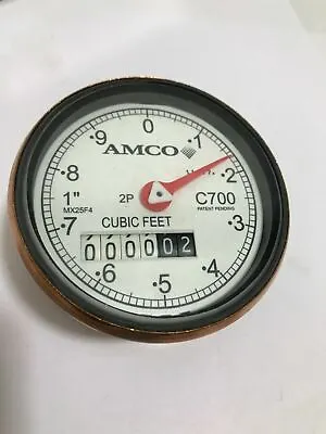 Elster AMCO 1” C700 Water Meter Register Clock MX25F4  • $17.99