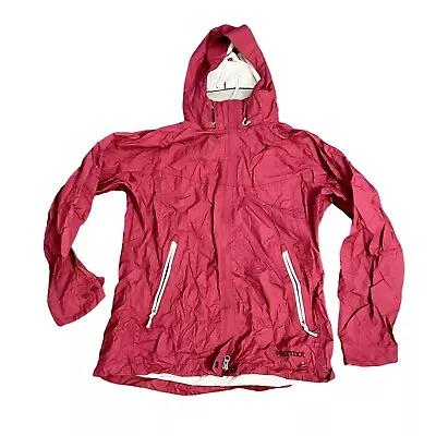 Marmot Maroon Windbreaker Rain Jacket Women's Size M • $19.99