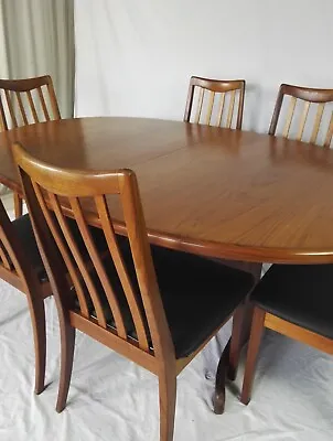 G Plan Mid Century Teak Dining Table & Chairs FREE Delivery Available • £1100