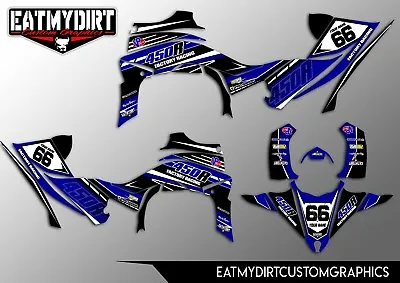 For Yamaha Yfz 450 2014-2017 Raptor  Full Graphics Kit Decals  Stickers Atv Quad • $252.89