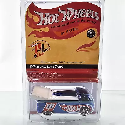 Hot Wheels Red Line Club Volkswagen Drag Truck Spectraflame Blue 2012 Rewards • $54.95