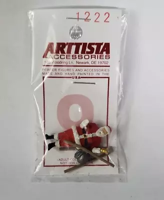 Arttista #1222 - Santa Clause With Donation Kettle - O Scale Figure - NEW • $13.19