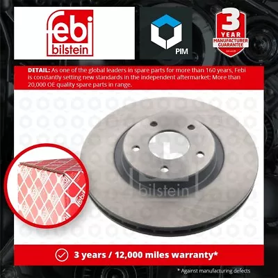 2x Brake Discs Pair Vented Fits JAGUAR XKR X100 4.0 Front 98 To 05 AJ27S 325mm • £95.96