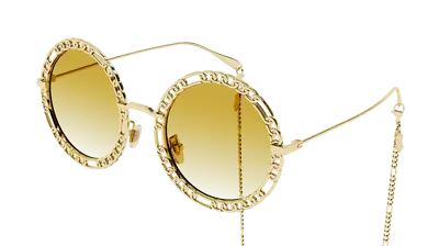 $805.49 • Buy Gucci Sunglasses GG1113S  001 Gold Yellow Woman