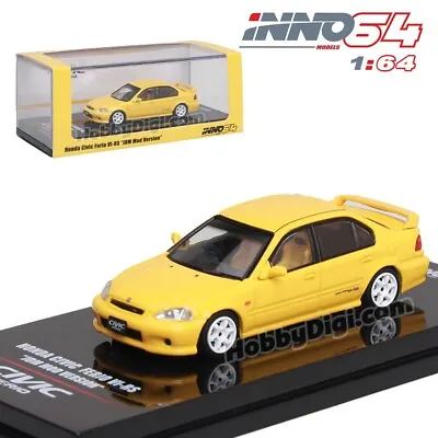 INNO64 - Honda Civic Ferio Vi-RS JDM Mod Ver.   Phoenix Yellow  W Spoon Sport • $28.95