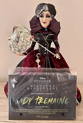 Disney Limited Edition Doll 12” Masquerade Villains Lady Tremaine COA - No Box • $150