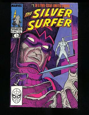 Silver Surfer #1 Galactus Cover! Stan Lee Moebius Cover Art! Marvel 1988 • $3.80